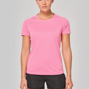 T-shirt de sport à col rond recyclé femme