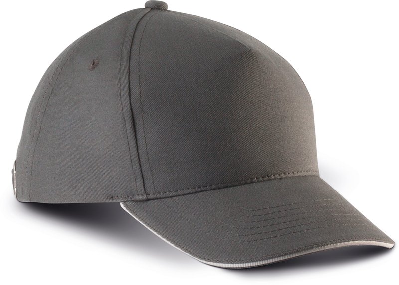 Casquette enfant avec sandwich contrasté - 5 panneaux – Image 8