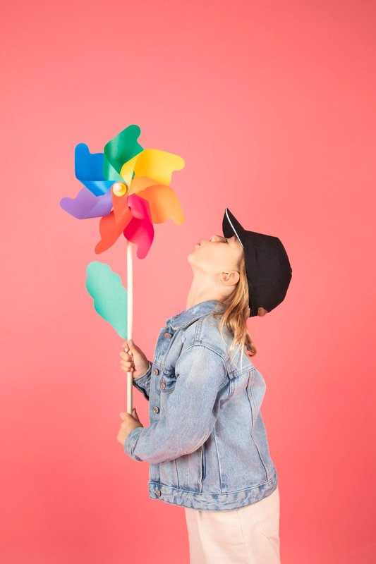 Casquette enfant avec sandwich contrasté - 5 panneaux – Image 3