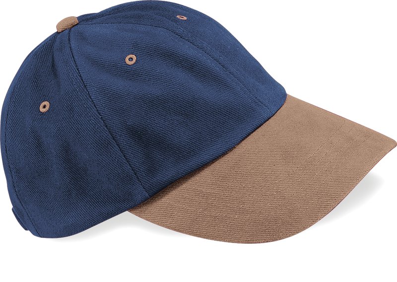 Casquette homme profil bas en coton brossé - 6 panneaux – Image 6