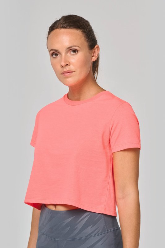 Crop top triblend femme
