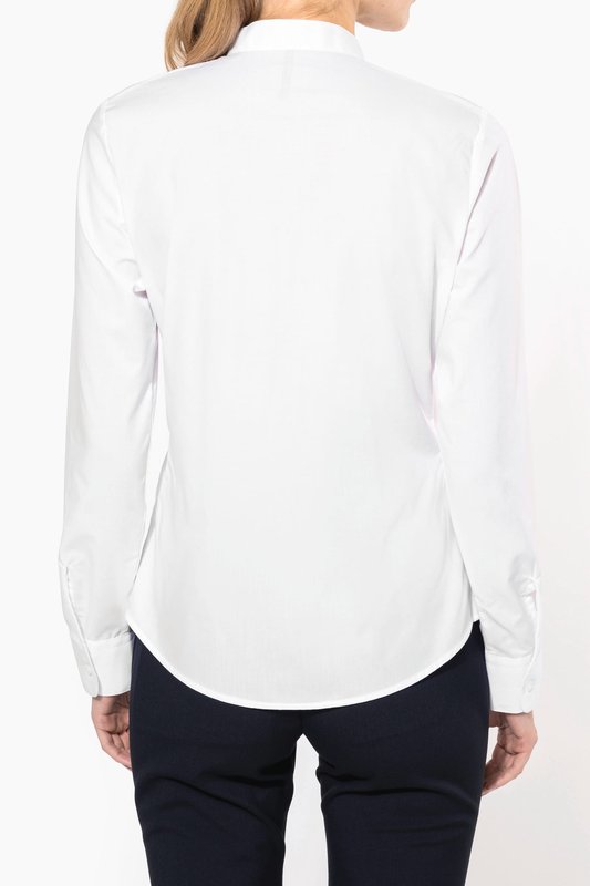 Chemise col mao manches longues femme – Image 27