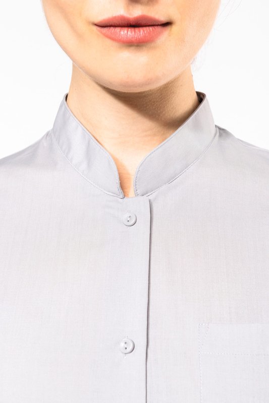 Chemise col mao manches longues femme – Image 7