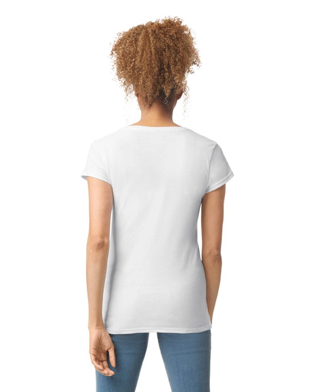 T-shirt femme col v Softstyle – Image 8