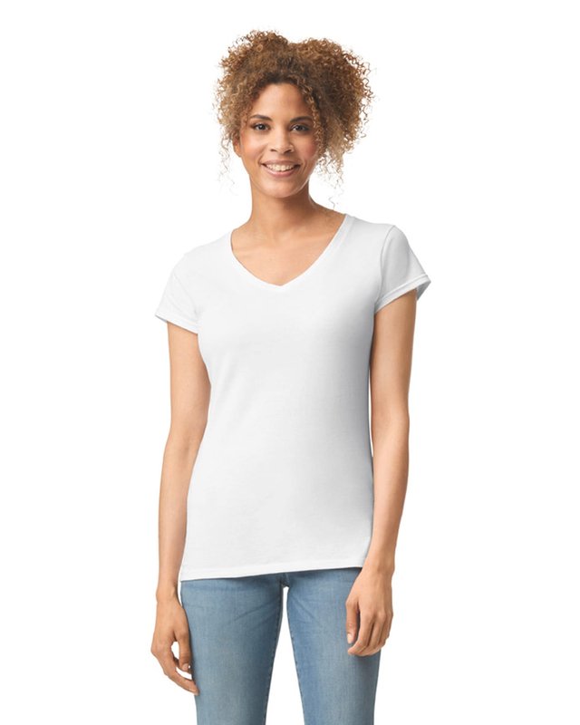 T-shirt femme col v Softstyle – Image 11