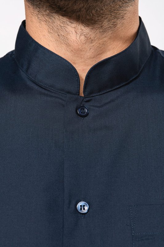 Chemise col mao manches longues – Image 7