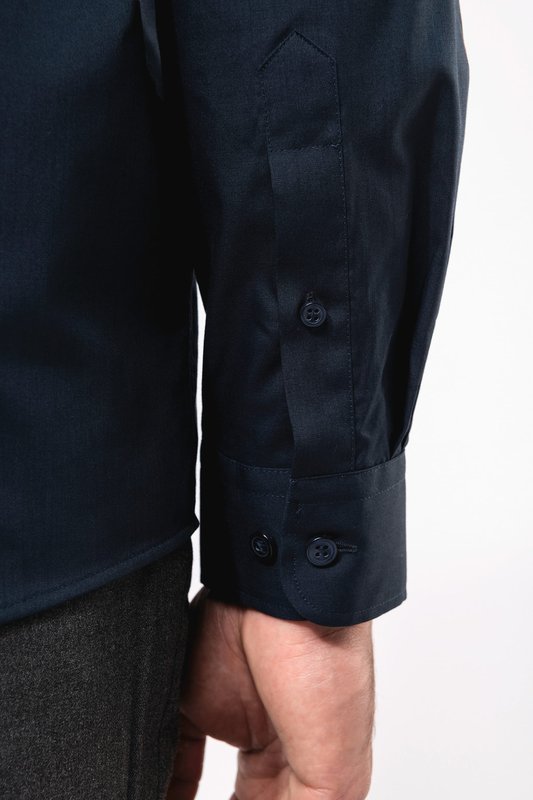 Chemise col mao manches longues – Image 9