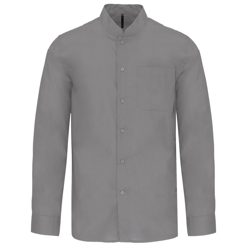 Chemise col mao manches longues – Image 30