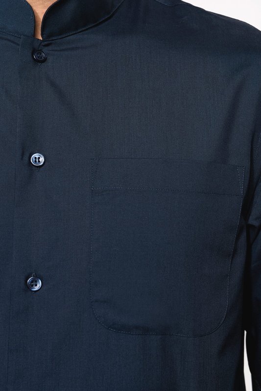 Chemise col mao manches longues – Image 8