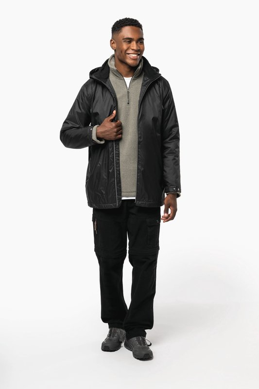 Veste à capuche avec doublure en micropolaire unisexe – Image 15