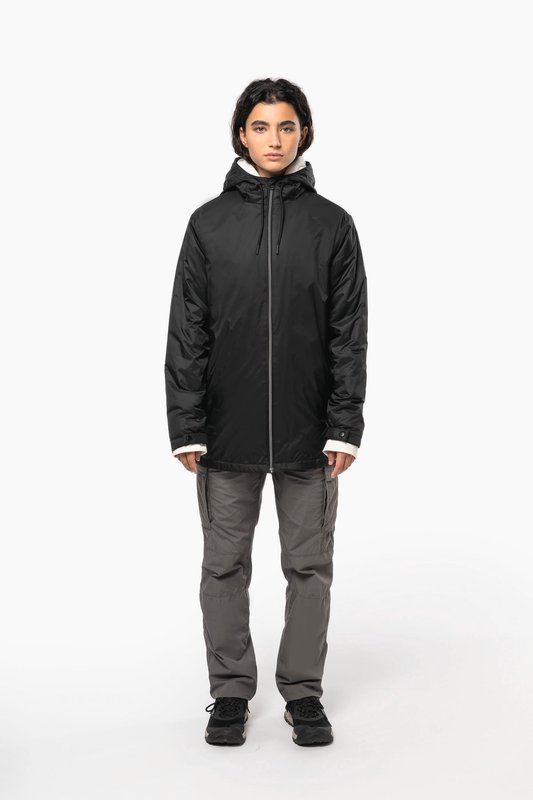 Veste à capuche avec doublure en micropolaire unisexe – Image 11