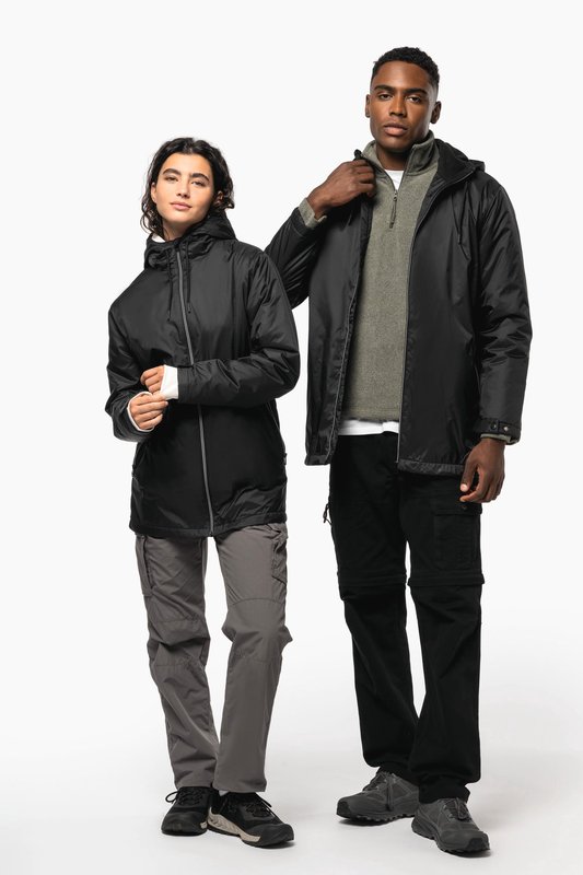 Veste à capuche avec doublure en micropolaire unisexe – Image 14