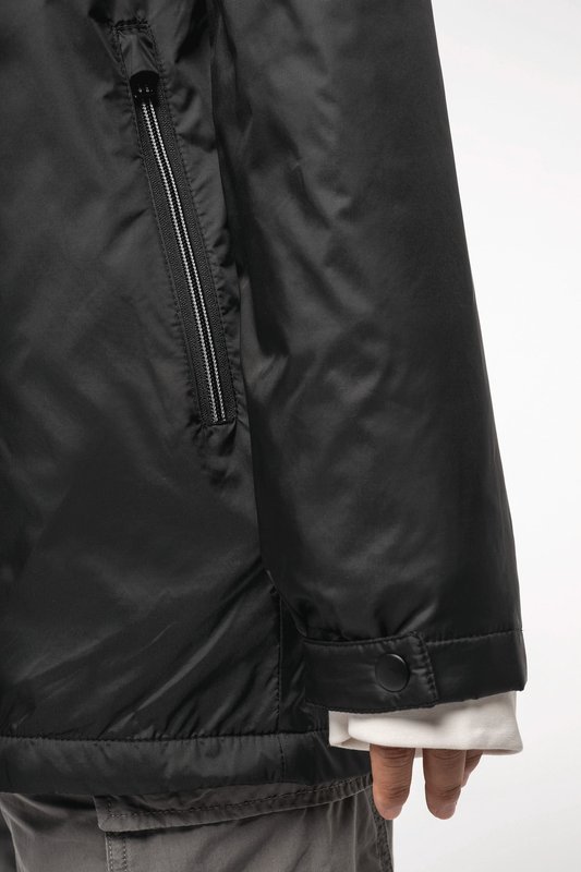 Veste à capuche avec doublure en micropolaire unisexe – Image 8