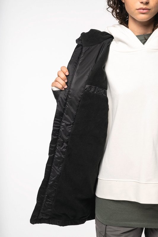 Veste à capuche avec doublure en micropolaire unisexe – Image 10
