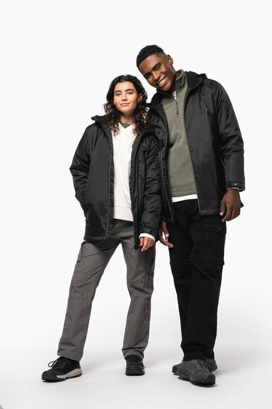 Veste à capuche avec doublure en micropolaire unisexe – Image 18