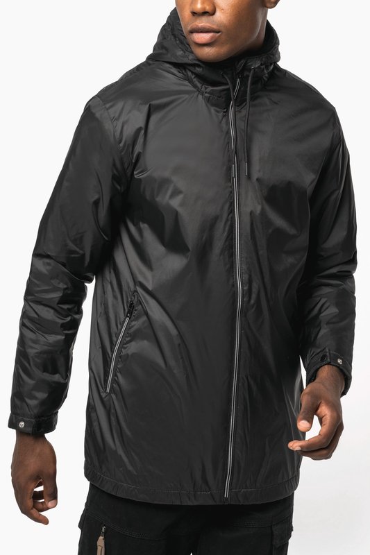 Veste à capuche avec doublure en micropolaire unisexe – Image 19