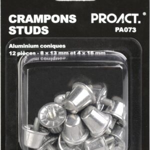 Boîte de 12 crampons alu coniques