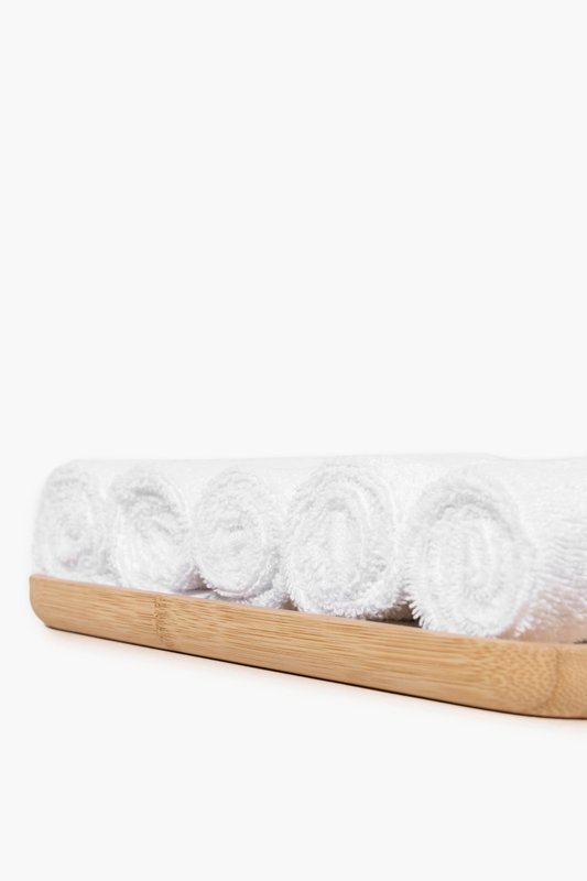 Serviettes d'invité 30 x 30 cm - Lot de 5 serviettes – Image 4