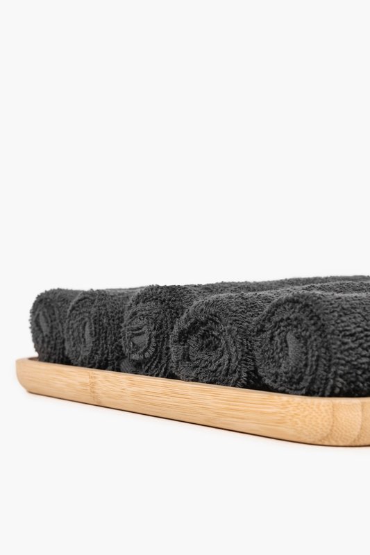 Serviettes d'invité 30 x 30 cm - Lot de 5 serviettes – Image 6