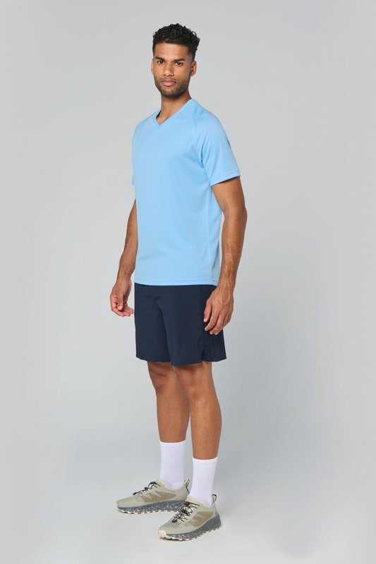 T-shirt de sport manches courtes col v homme – Image 3