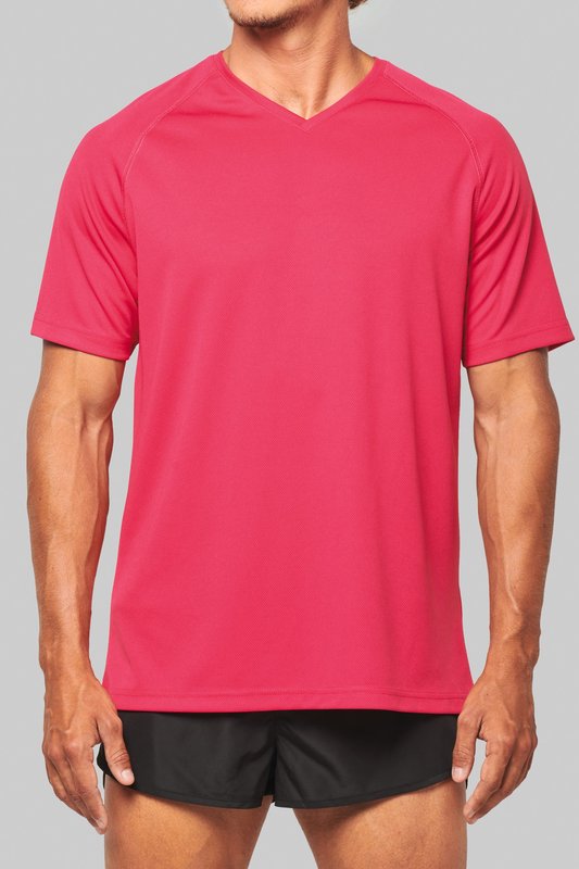 T-shirt de sport manches courtes col v homme – Image 9