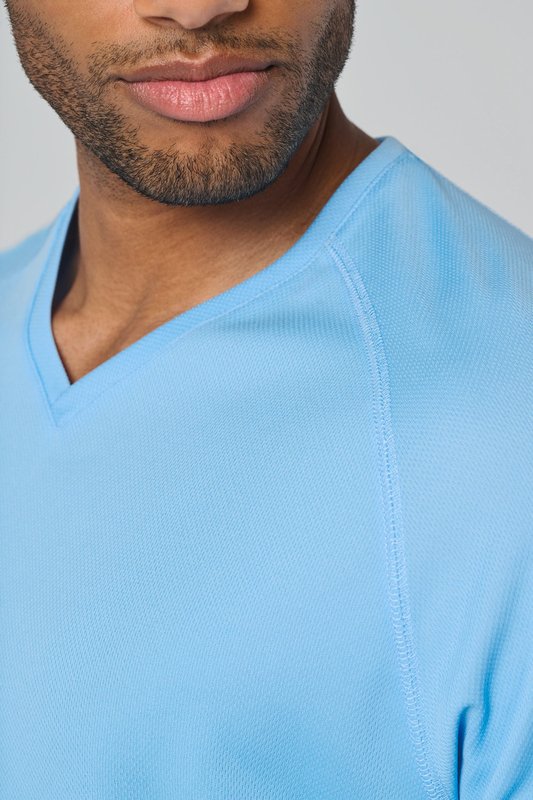 T-shirt de sport manches courtes col v homme – Image 6