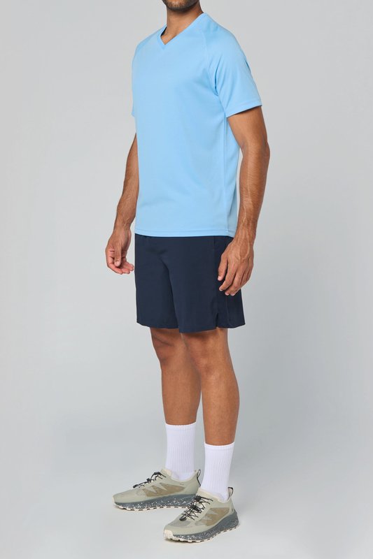 T-shirt de sport manches courtes col v homme – Image 11