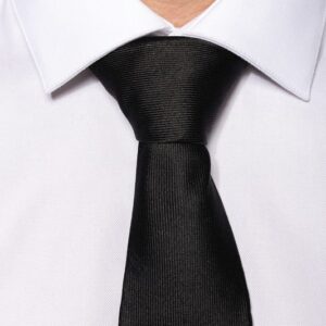 Cravate twill en soie homme