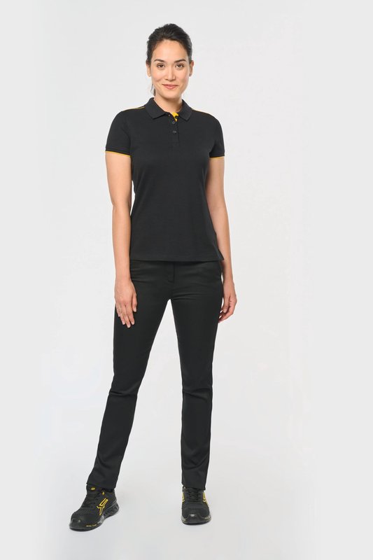 Polo Day To Day contrasté manches courtes femme – Image 36