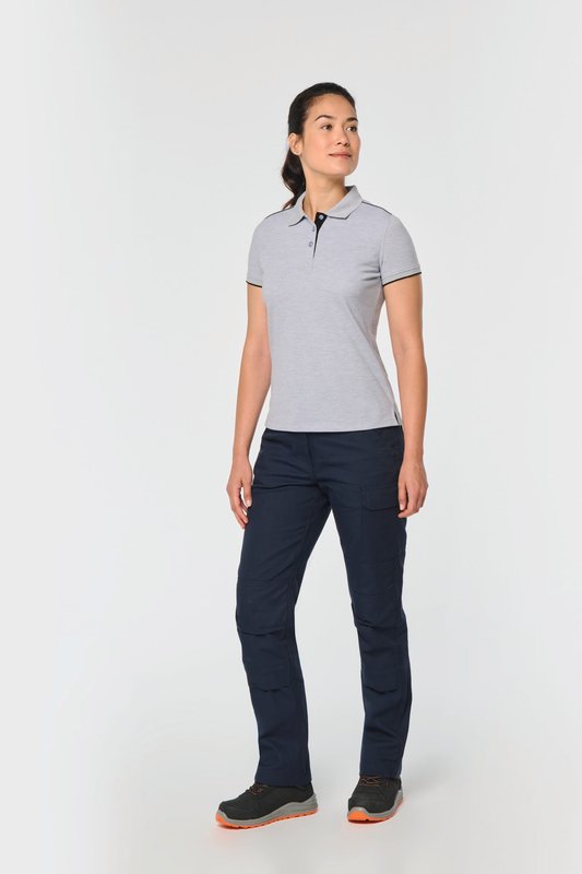 Polo Day To Day contrasté manches courtes femme – Image 3