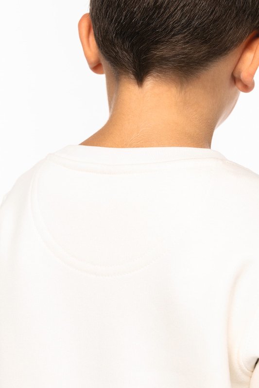 Sweat-shirt écoresponsable à col rond enfant – Image 7