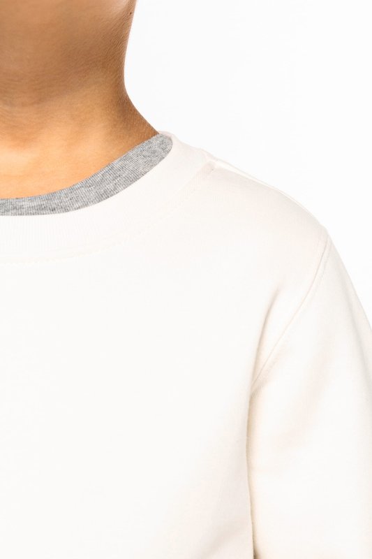 Sweat-shirt écoresponsable à col rond enfant – Image 6