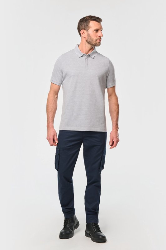 Polo col boutons pression manches courtes homme – Image 5