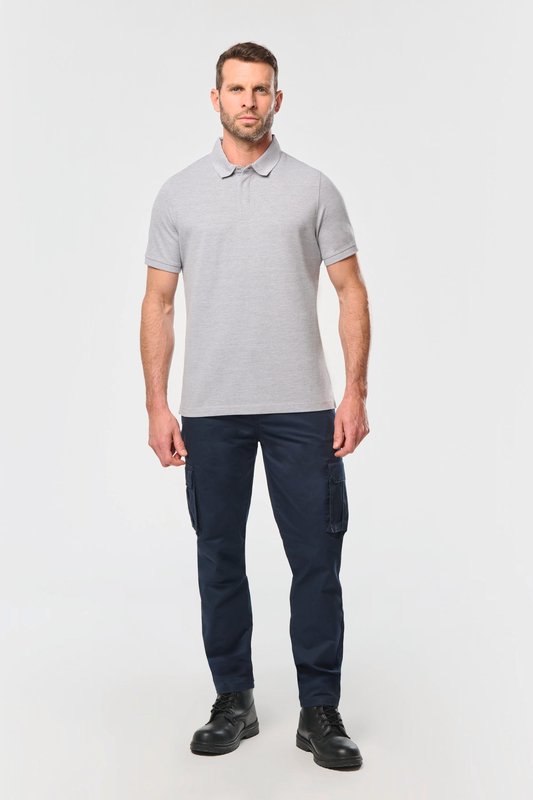 Polo col boutons pression manches courtes homme – Image 6