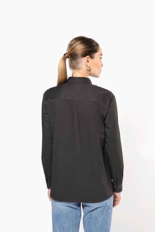 Chemise coton Nevada manches longues femme – Image 3