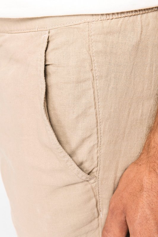 Pantalon écoresponsable en lin et coton bio homme – Image 8
