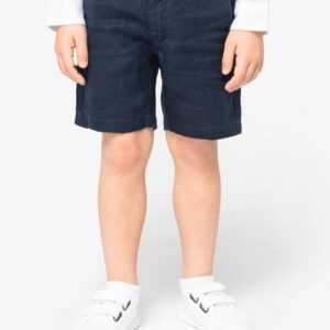 Bermuda en lin enfant