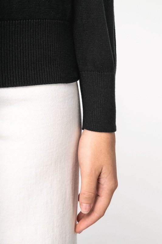 Pull écoresponsable col V en lyocell femme – Image 8