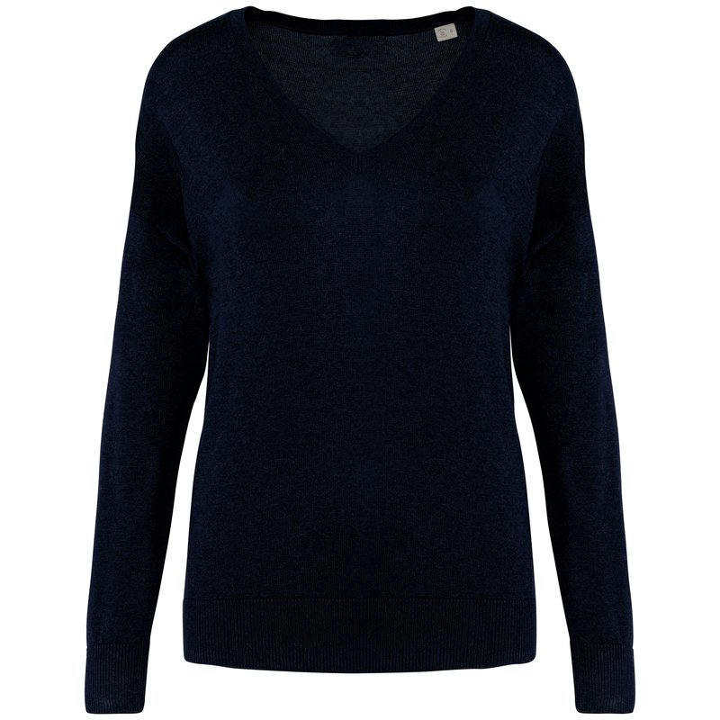 Pull écoresponsable col V en lyocell femme – Image 12