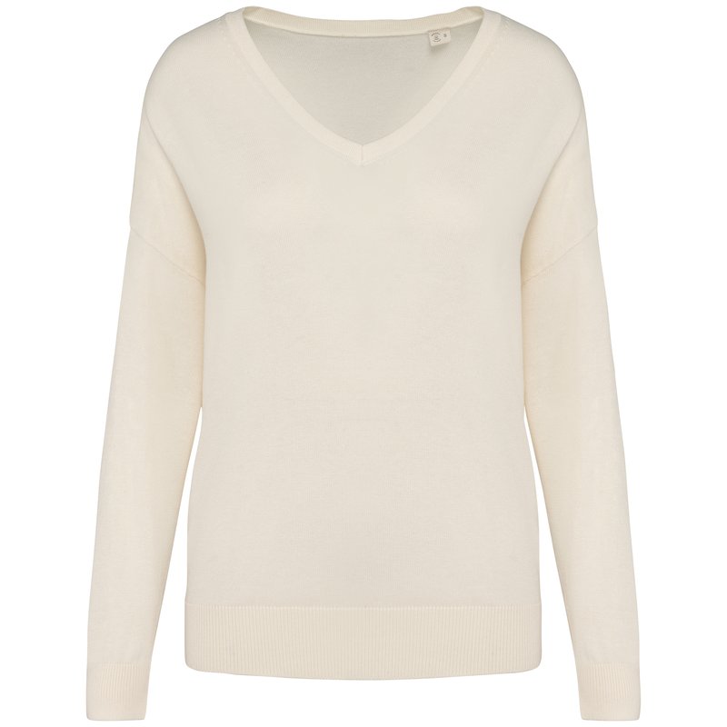 Pull écoresponsable col V en lyocell femme – Image 11