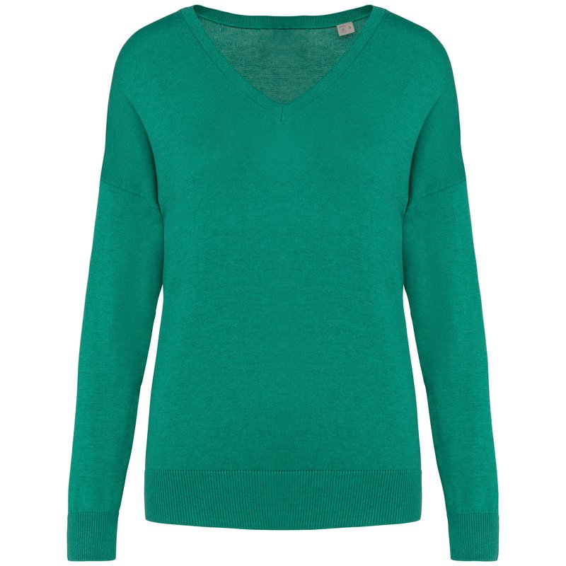 Pull écoresponsable col V en lyocell femme – Image 10