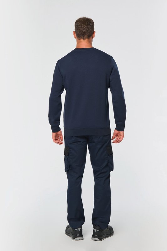 Sweat-shirt Day To Day zip poche contrastée unisexe – Image 4