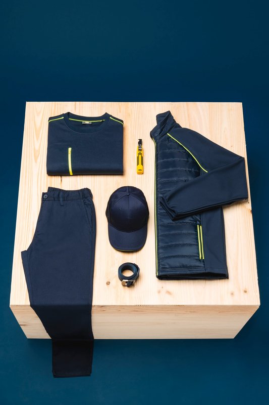 Sweat-shirt Day To Day zip poche contrastée unisexe – Image 31