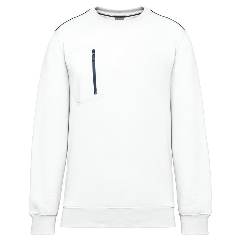 Sweat-shirt Day To Day zip poche contrastée unisexe – Image 43