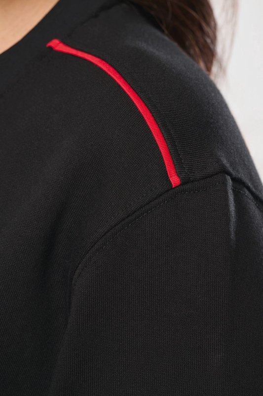 Sweat-shirt Day To Day zip poche contrastée unisexe – Image 15