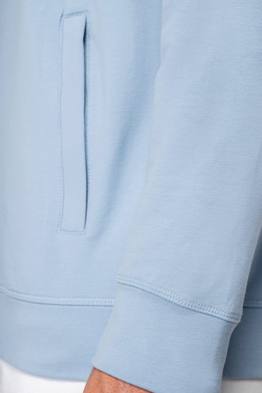 Sweat-shirt écoresponsable zippé en modal homme – Image 8