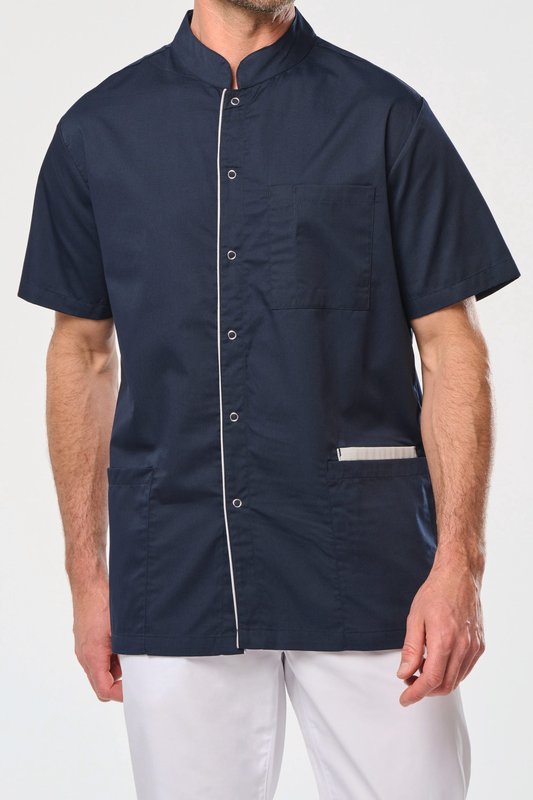 Blouse polycoton avec boutons-pression homme – Image 18