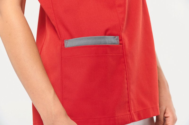 Blouse polycoton avec boutons-pression femme – Image 11