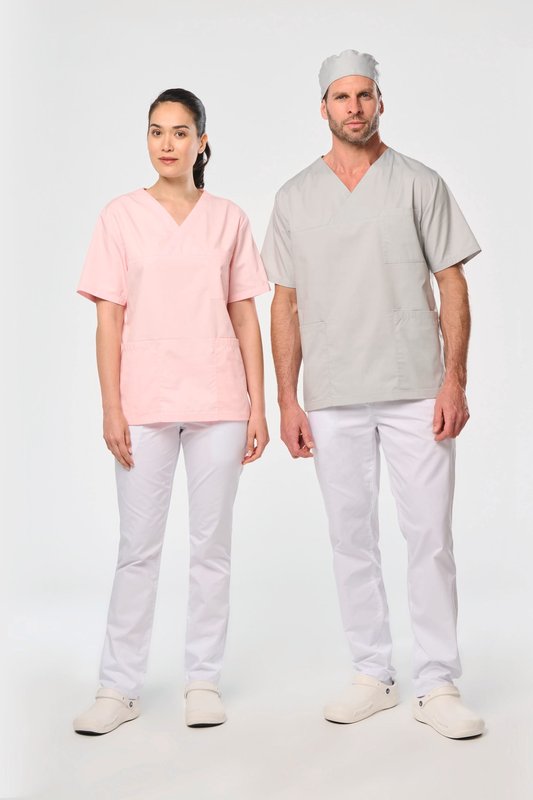 Tunique manches courtes polycoton unisexe – Image 17