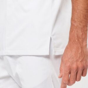 Tunique manches courtes polycoton unisexe